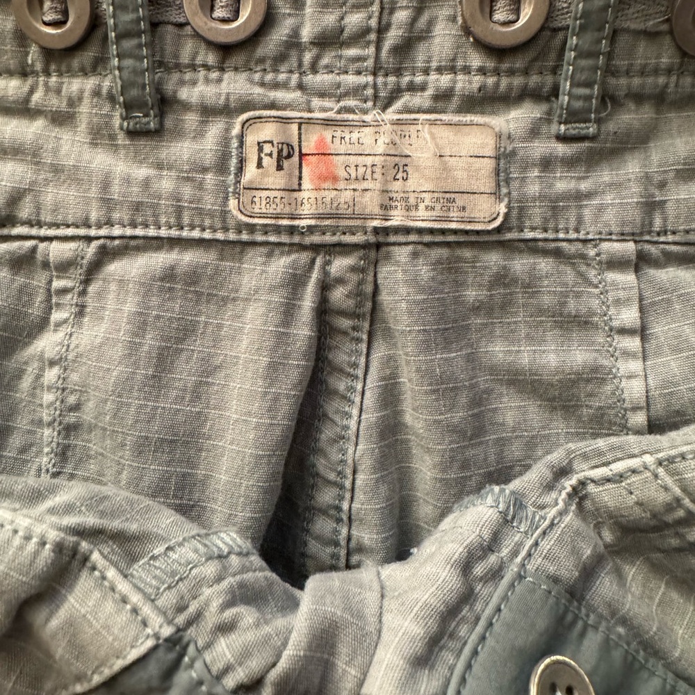 Free People Cargo Shorts with Foldover Waist